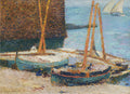 Henri Martin Boats in the Port of Collioure 1925 Fine Art Print