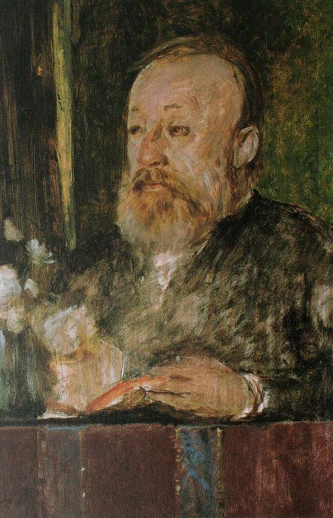 Arnold Böcklin Gottfried Keller 1889 Fine Art Print