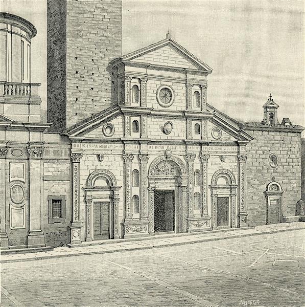 Giuseppe Barberis Collegiata Di Santa Cristina 1894 Fine Art Print