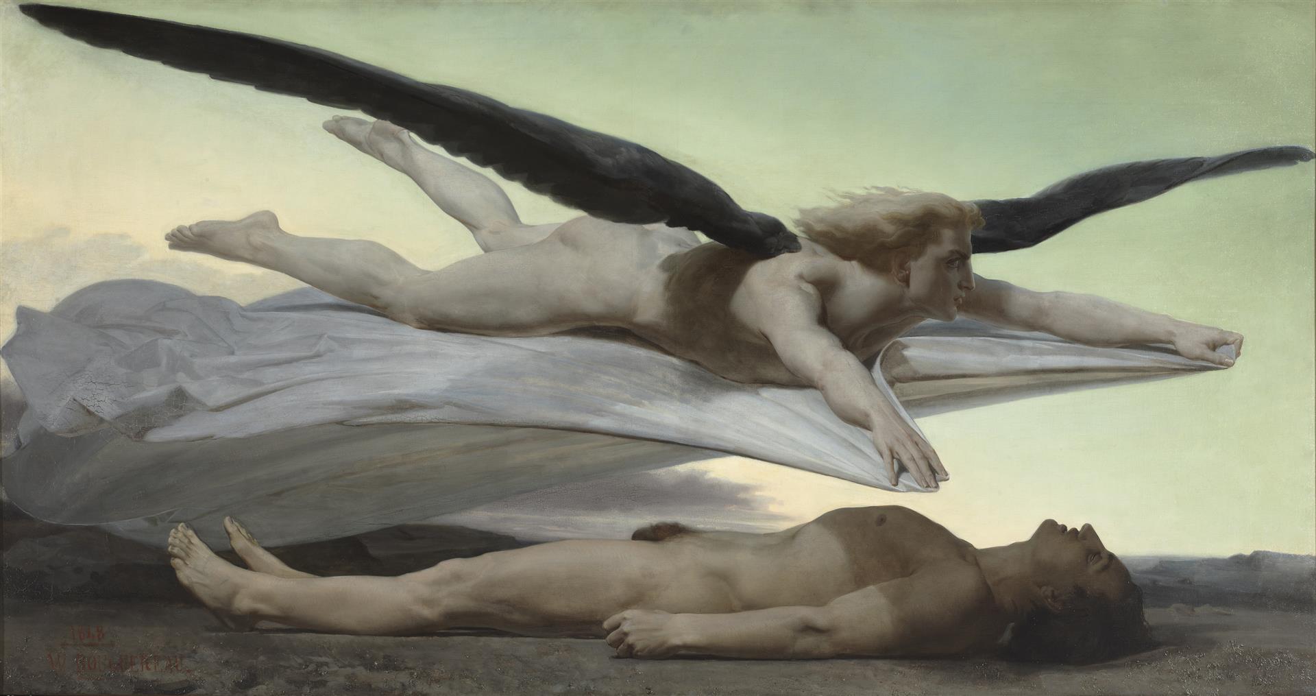 William-Adolphe Bouguereau Equality before Death 1848 Fine Art Print
