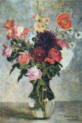 Ilya Mashkov Bouquet in a Glass Vessel 1939 Fine Art Print