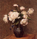 Henri Fantin-Latour Bouquet of Peonies 1878 Fine Art Print