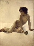 Joaquín Sorolla Boy with a Ball 1887 Fine Art Print