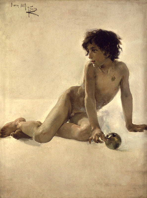 Joaquín Sorolla Boy with a Ball 1887 Fine Art Print