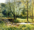 Willard Metcalf Boys Fishing 1908 Fine Art Print