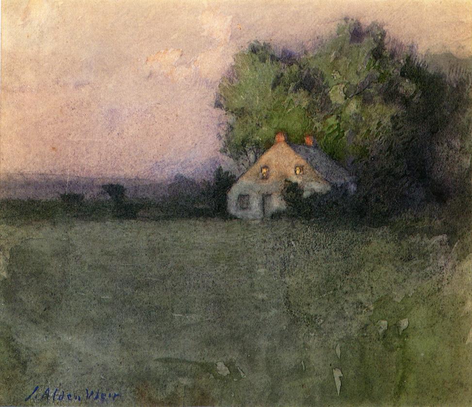 Julian Alden Weir Branchville, Connecticut 1890 Fine Art Print