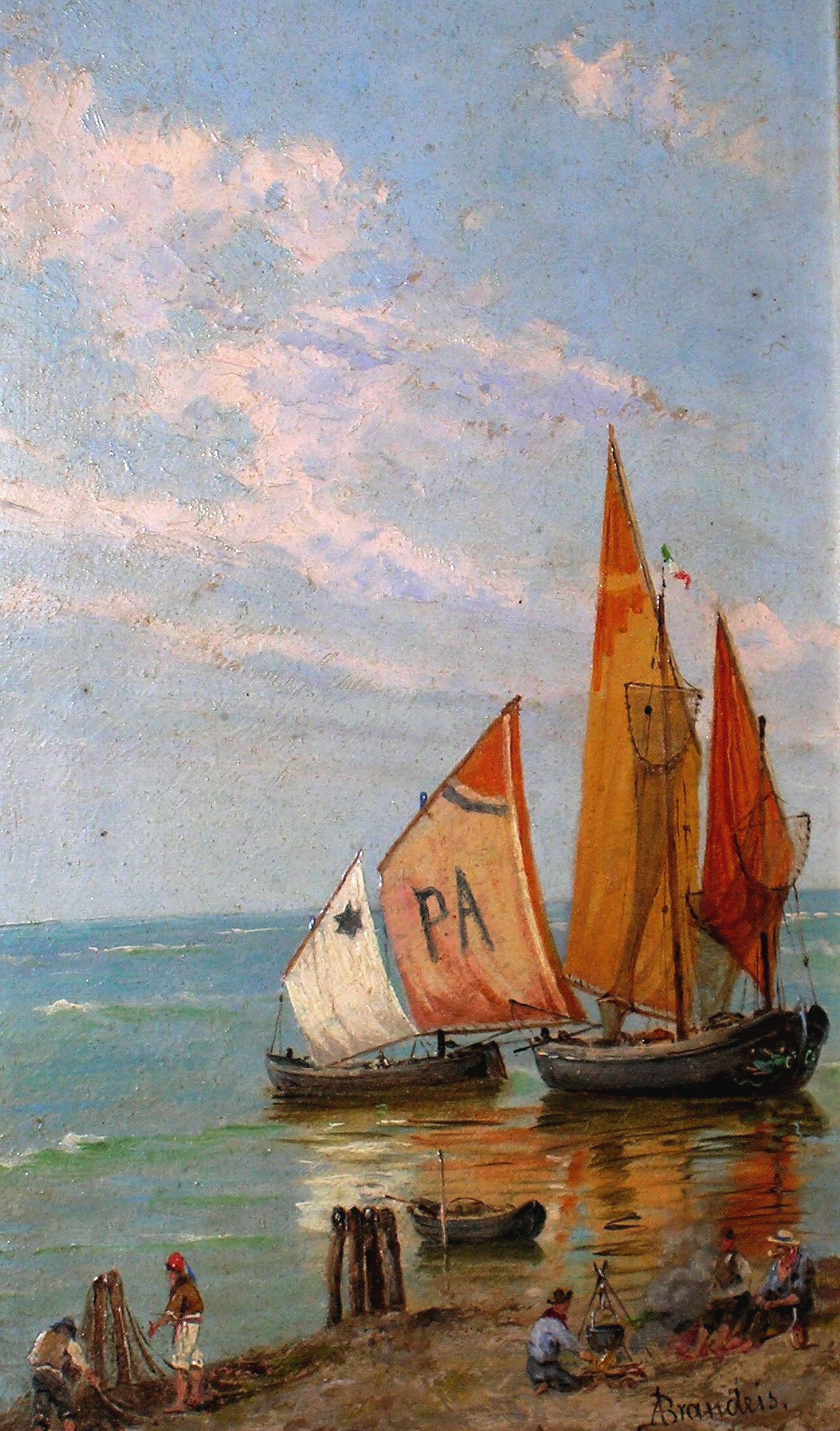 Antonietta Brandeis Seegelschëffer 1890 Fine Art Print