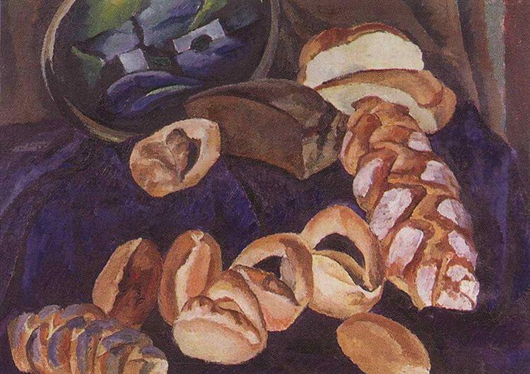 Pyotr Konchalovsky Bread on the Blue 1913 Fine Art Print