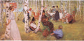 Carl Larsson Breakfast in the Open 1913 Fine Art Print