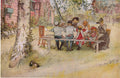 Carl Larsson Breakfast under the Big Birch 1895 Fine Art Print