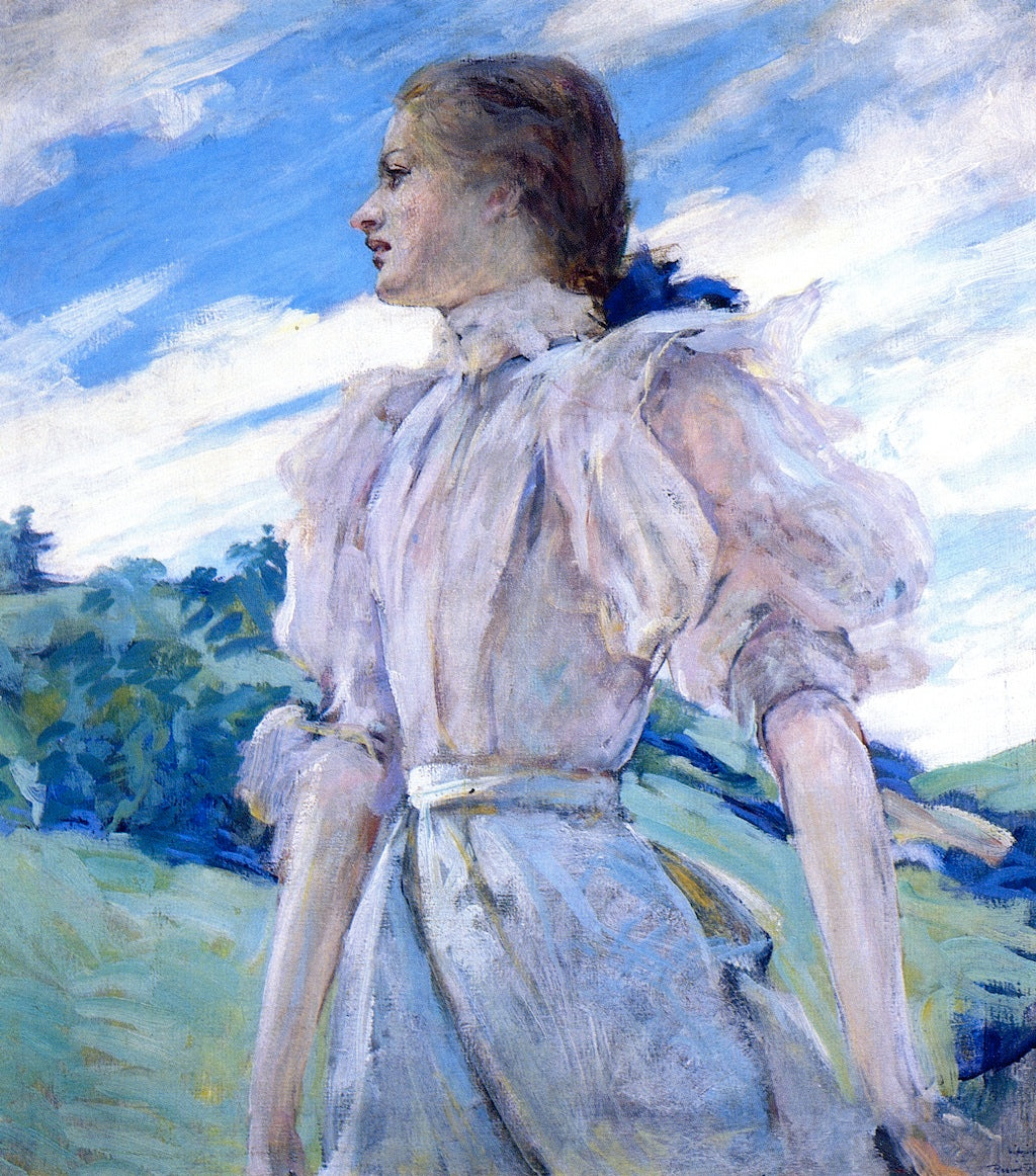 Robert Lewis Reid Breezy Day 1898 Fine Art Print