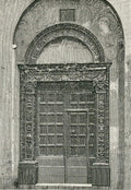 Giuseppe Barberis Porta Della Chiesa Di Sant’antonio 1897 Fine Art Print
