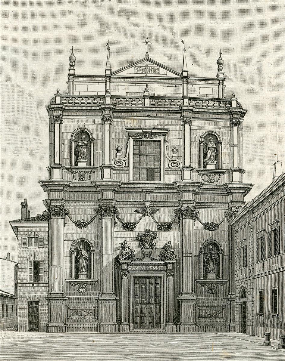 Giuseppe Barberis Chiesa Di San Barnaba 1897 Fine Art Print