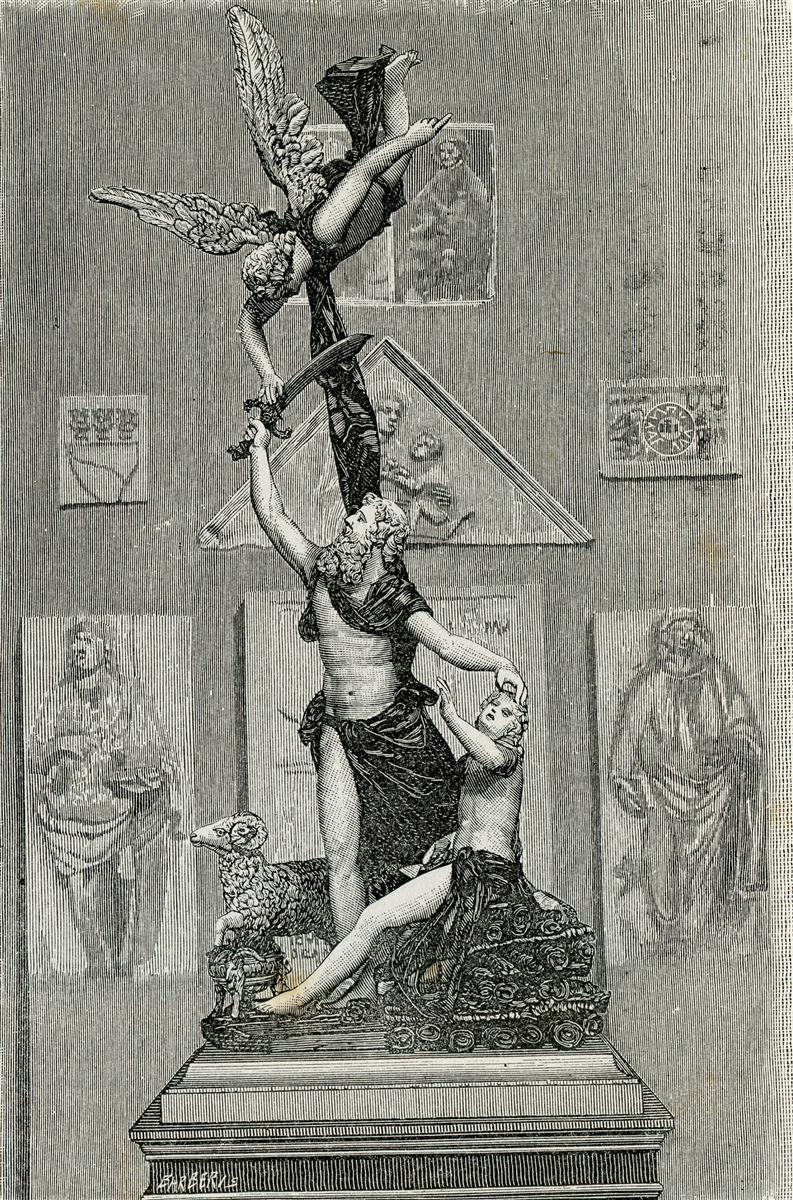Giuseppe Barberis Il Sacrificio D’abramo, Monumento in Avorio 1901 Fine Art Print