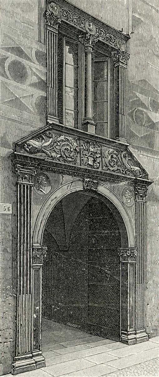 Giuseppe Barberis Porta Del Palazzo Calzaveglio 1897 Fine Art Print