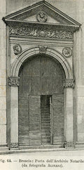 Giuseppe Barberis Porta Dell’archivio Notarile 1897 Fine Art Print