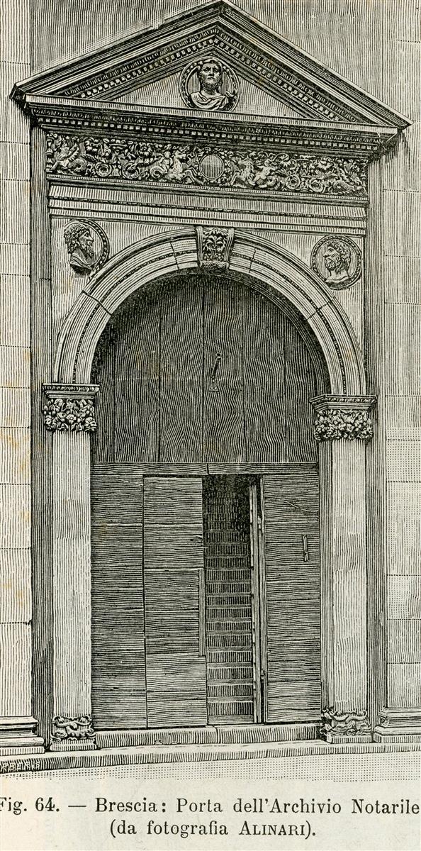 Giuseppe Barberis Porta Dell’archivio Notarile 1897 Fine Art Print