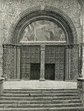 Giuseppe Barberis Porta Della Chiesa Di S. Maria Del Carmine 1897 Fine Art Print