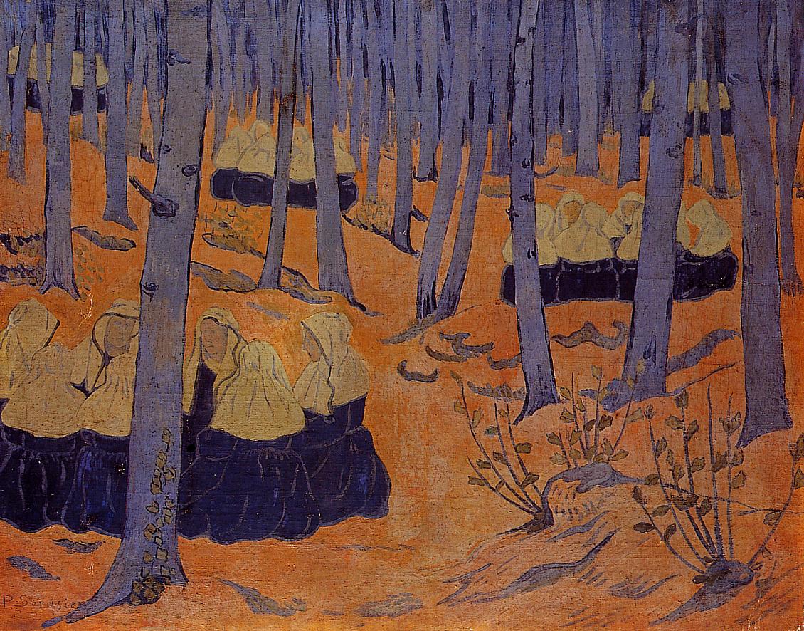 Paul Serusier Breton Women, the Meeting in the Sacred Grove 1892 Fine Art Print
