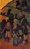 Paul Serusier Bretons on a Path 1894 Fine Art Print