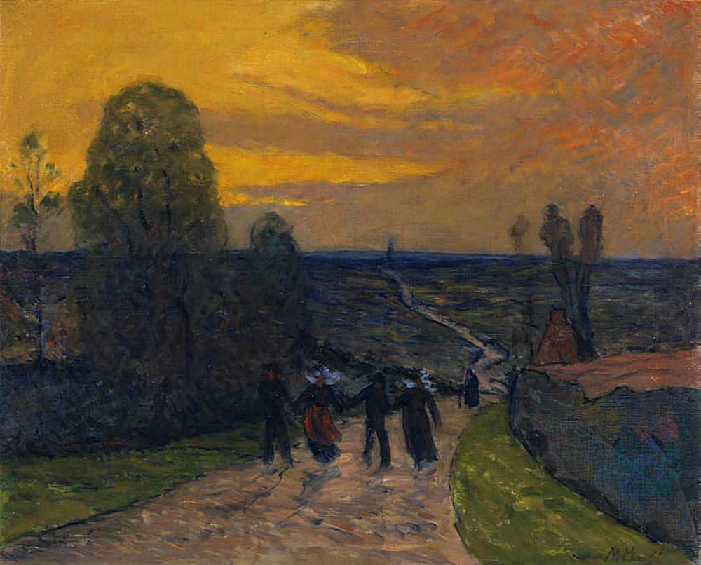 Maxime Maufra Bretons on the Way 1910 Fine Art Print