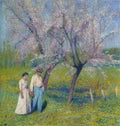 Henri Martin Brides Walk under the Apple Trees 1920 Fine Art Print