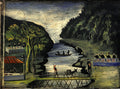 Niko Pirosmani Donkey Bridge (part of Tapestry in six paintings) 1919 Fine Art Print