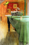 Carl Larsson Brita at the Piano 1908 Fine Art Print