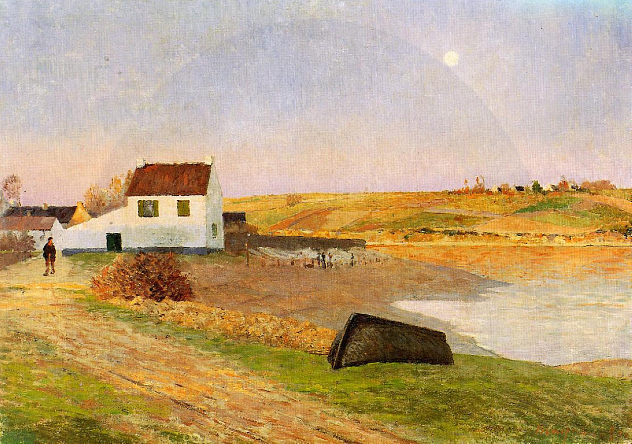 Maxime Maufra Brittany - a Hamlet 1891 Fine Art Print