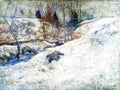 John Henry Twachtman Brook in Winter 1893 Fine Art Print
