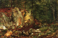 David Johnson Brook Study at Warwick 1873 Fine Art Print