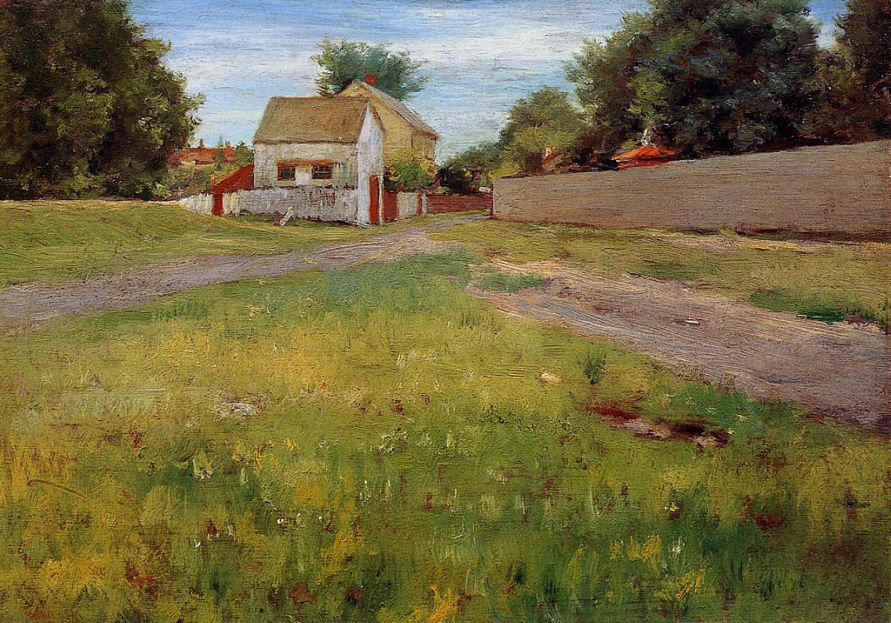 William Merritt Chase Brooklyn Landscape 1886 Fine Art Print