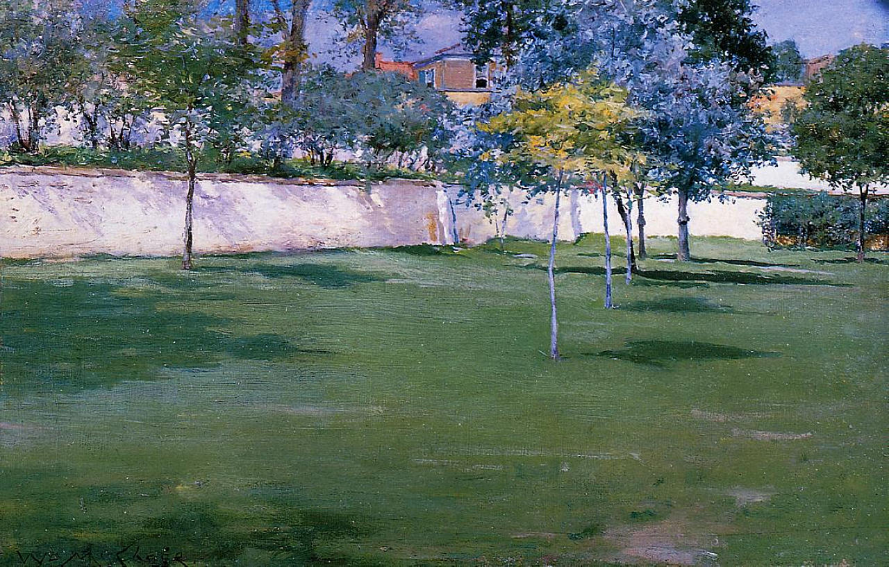 William Merritt Chase Brooklyn Navy Yard 1887 Fine Art Print