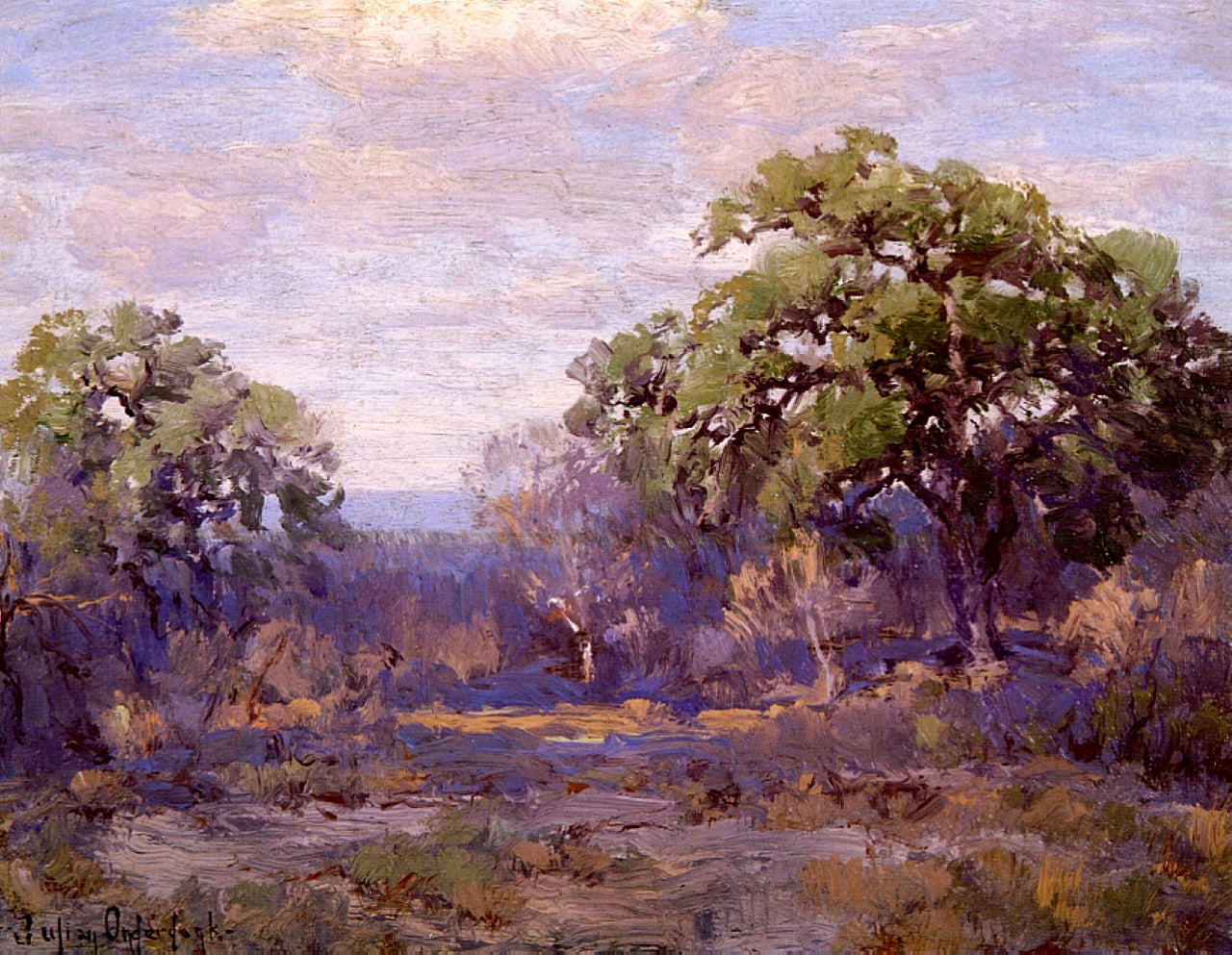 Robert Julian Onderdonk Brush Country Landscape 1922 Fine Art Print