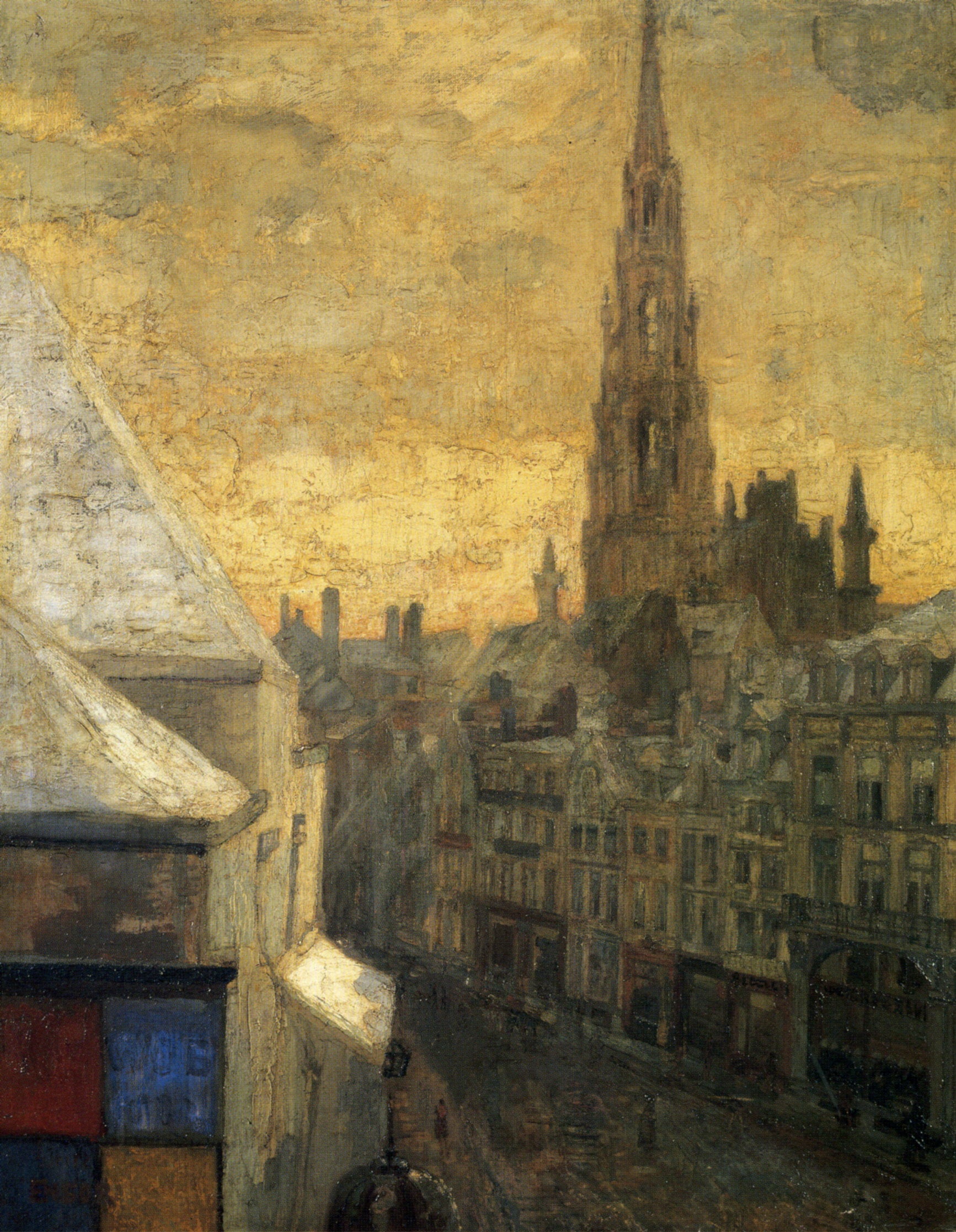 James Ensor Brussels Town Hall 1885 Fine Art Print