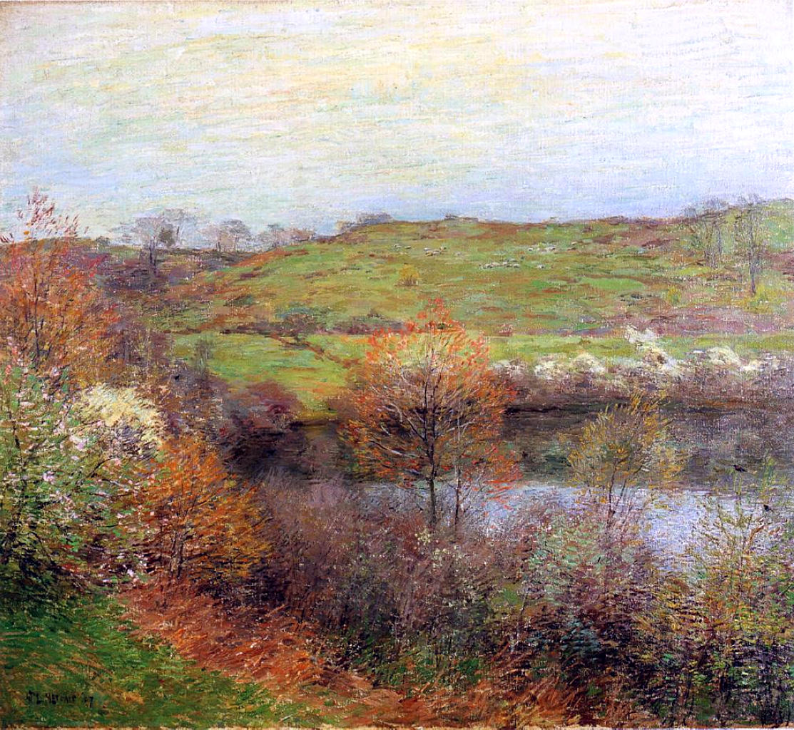 Willard Metcalf Buds and Blossoms 1907 Fine Art Print