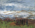 Laszlo Mednyanszky Burial in the Carpathian Mountains 1917 Fine Art Print