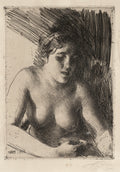 Anders Zorn Bust 1916 Fine Art Print