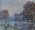 Gustave Loiseau By the Eure River Hoarfrost 1915 Fine Art Print