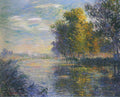 Gustave Loiseau By the Eure River in Autumn 1903 Fine Art Print