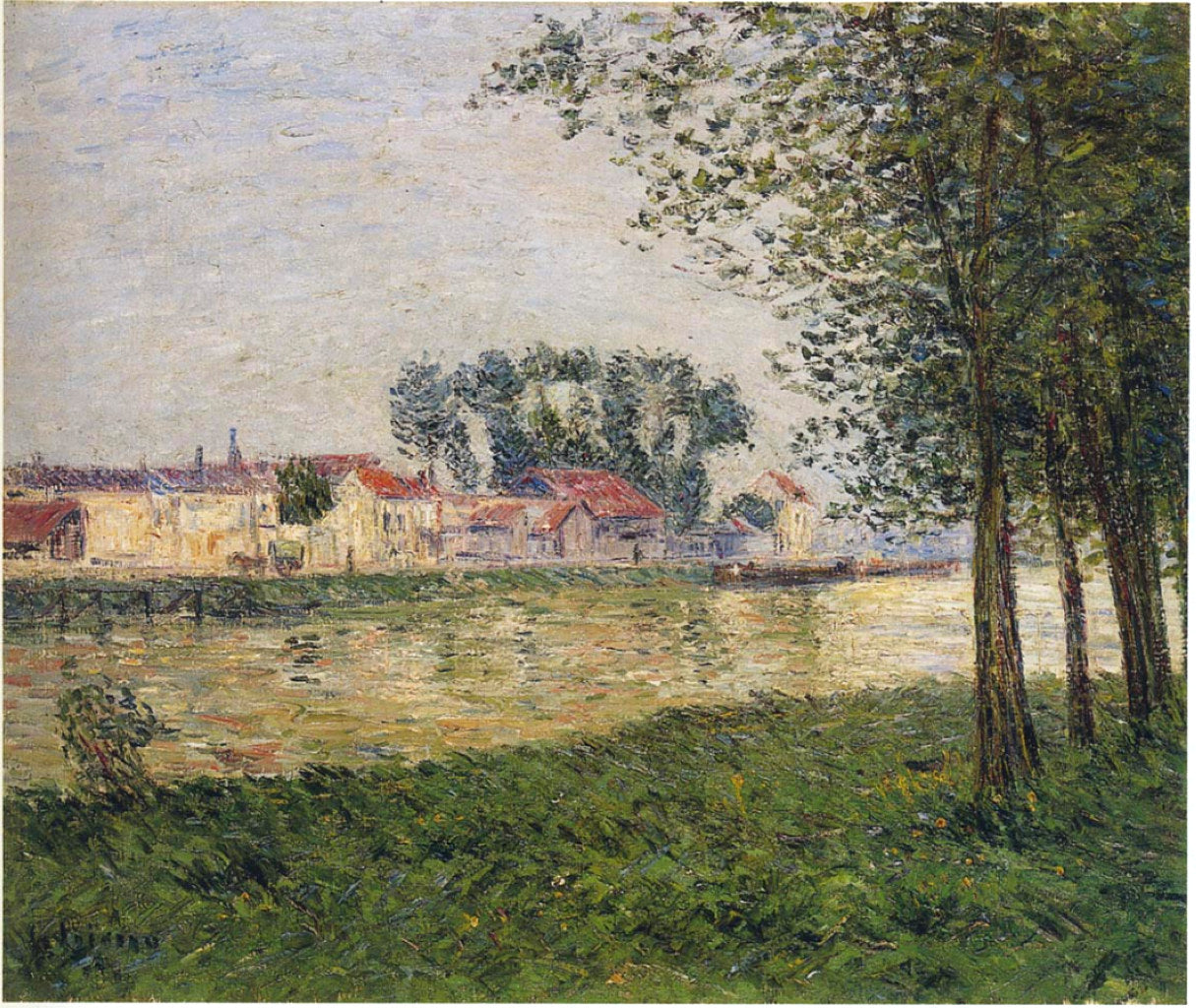 Gustave Loiseau By the Oise at Parmain 1898 Fine Art Print