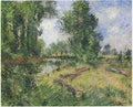 Gustave Loiseau By the Orne River near Caen 1925 Fine Art Print