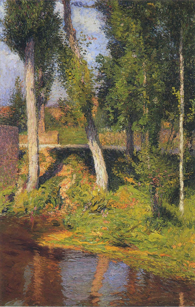 Henri Martin By the River 1884 Fine Art Print