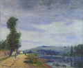 Gustave Loiseau By the Seine Stormy Weather 1912 Fine Art Print