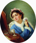 Konstantin Makovsky By the Toilet 1863 Fine Art Print