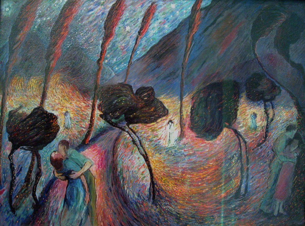 Marianne von Werefkin Untitled 1917 The Love Life Vortex Fine Art Print