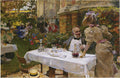 Joaquín Sorolla Cafe in Paris 1885 Fine Art Print