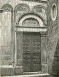 Giuseppe Barberis Porta Laterale Del Duomo 1893 Fine Art Print