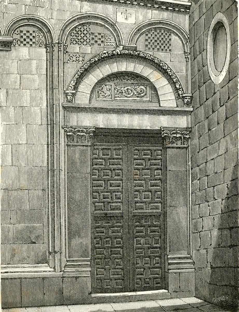 Giuseppe Barberis Porta Laterale Del Duomo 1893 Fine Art Print