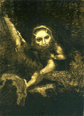 Odilon Redon Caliban on a Branch 1881 Fine Art Print